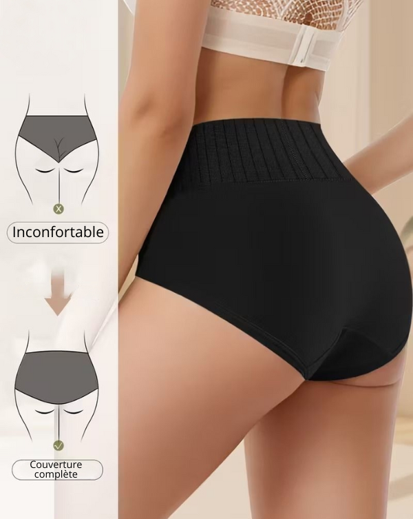 High-Waist Antibacterial Shaping Briefs | 2+2 FREE