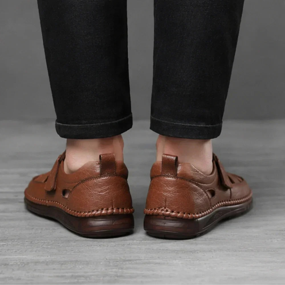 Orthopedic Leather Sandals – Santorin