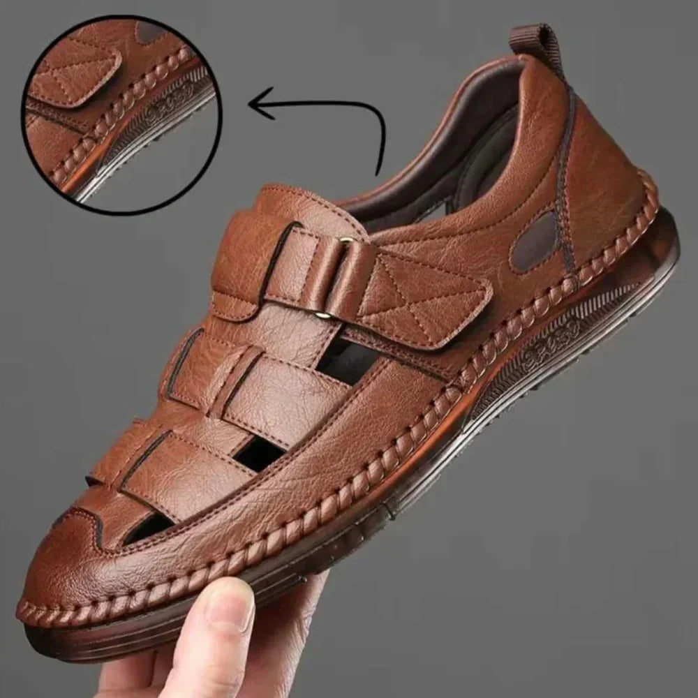 Orthopedic Leather Sandals – Santorin