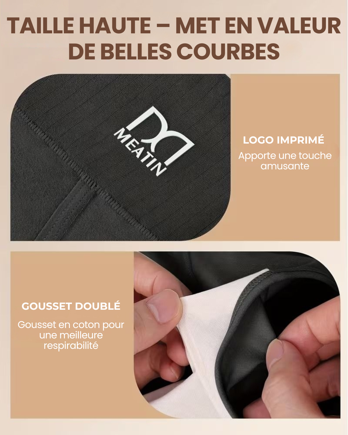 High-Waist Antibacterial Shaping Briefs | 2+2 FREE