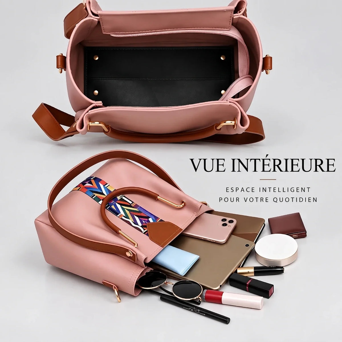 Allure | 4-Piece Women's Handbag Set – Tote, Crossbody Bag, Wallet & Clutch