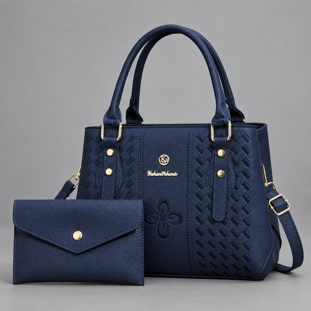 Kenze | 2-Piece Women's Handbag Set – Tote & Wallet