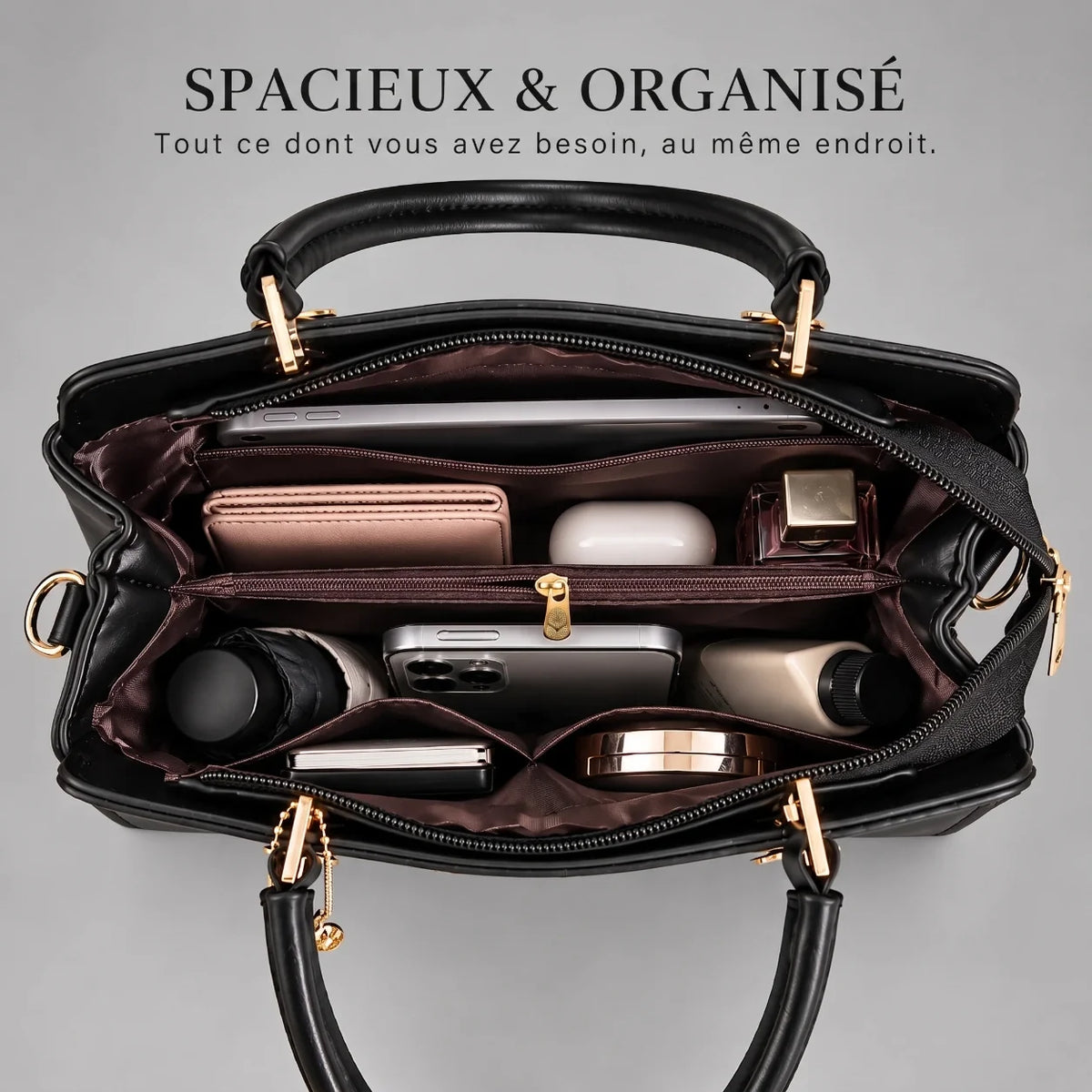 Velvet | 2-Piece Women's Handbag Set – Tote & Wallet