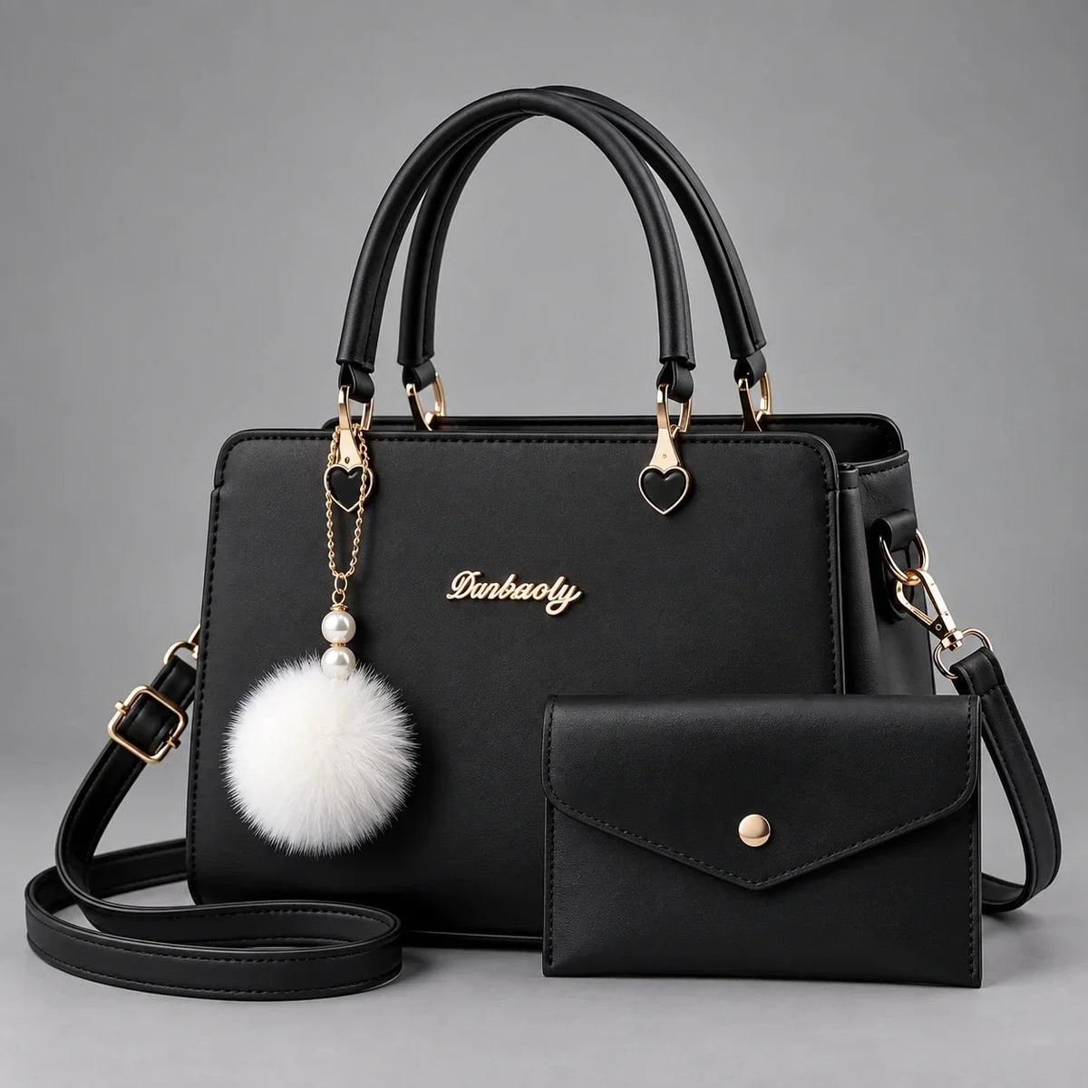 Velvet | 2-Piece Women's Handbag Set – Tote & Wallet