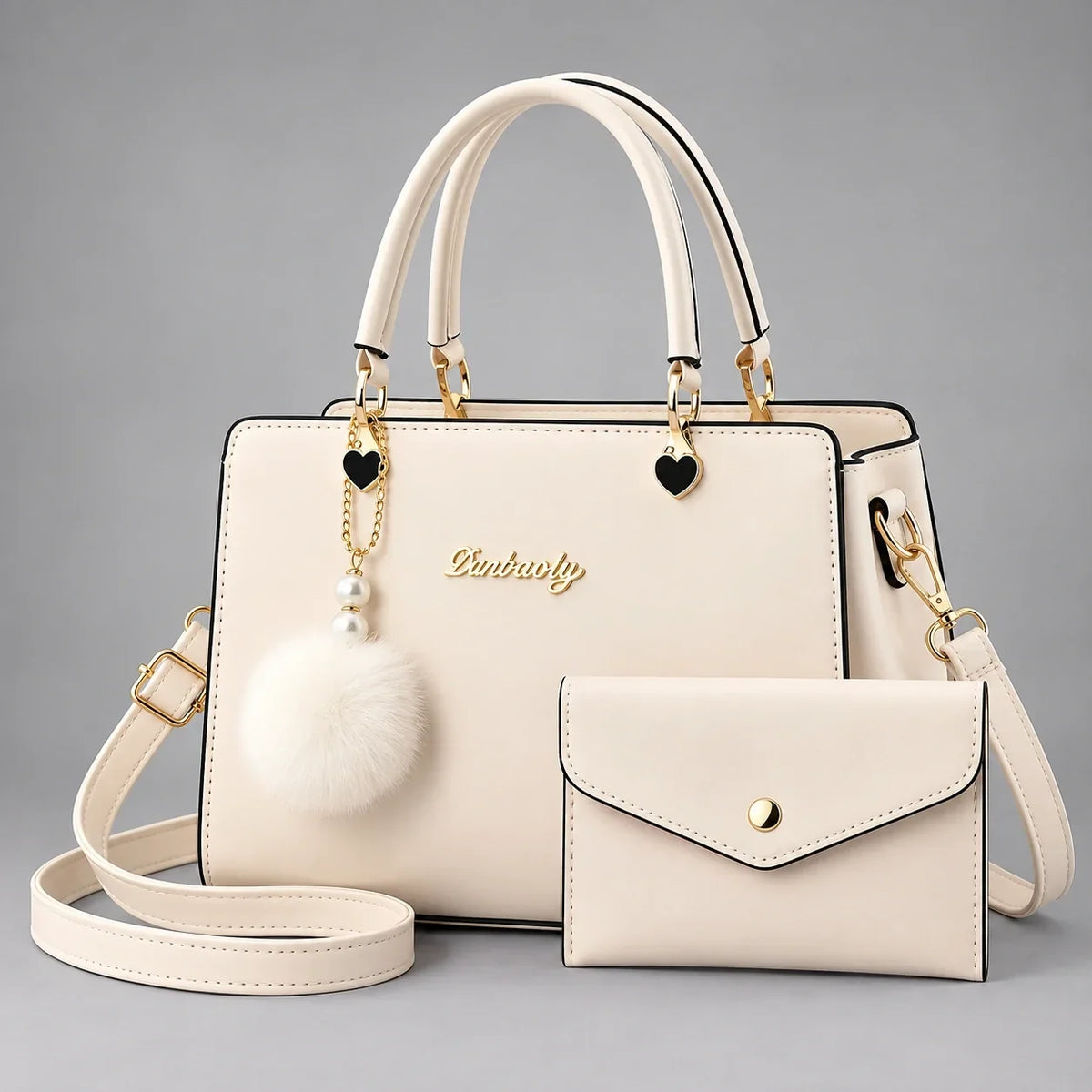 Velvet | 2-Piece Women's Handbag Set – Tote & Wallet