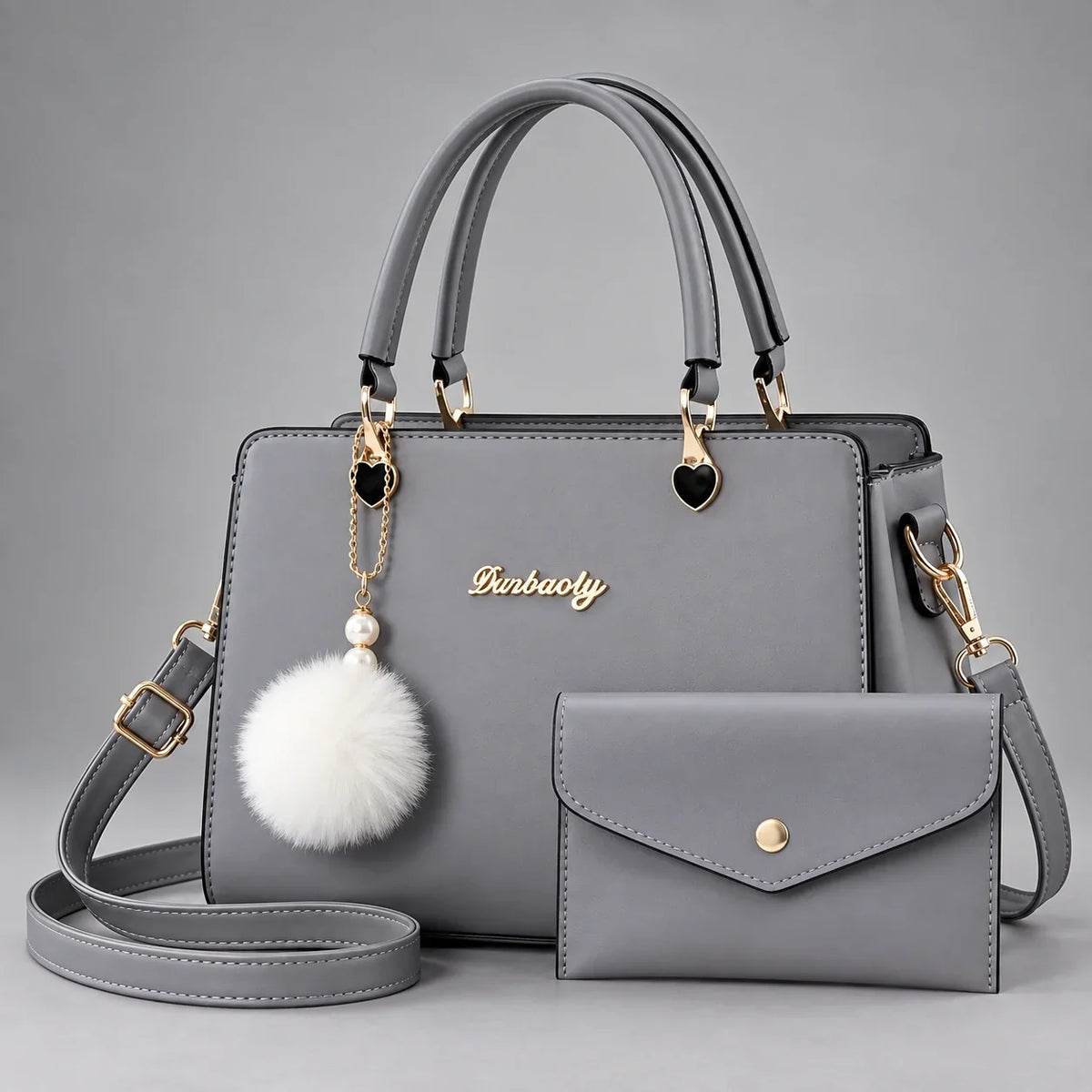 Velvet | 2-Piece Women's Handbag Set – Tote & Wallet
