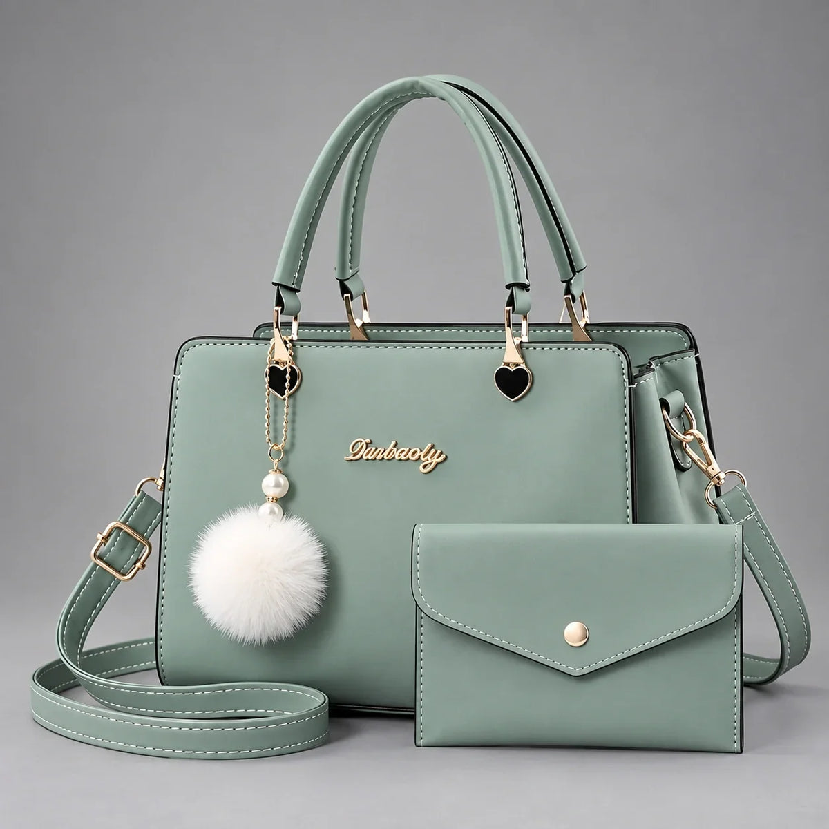 Velvet | 2-Piece Women's Handbag Set – Tote & Wallet