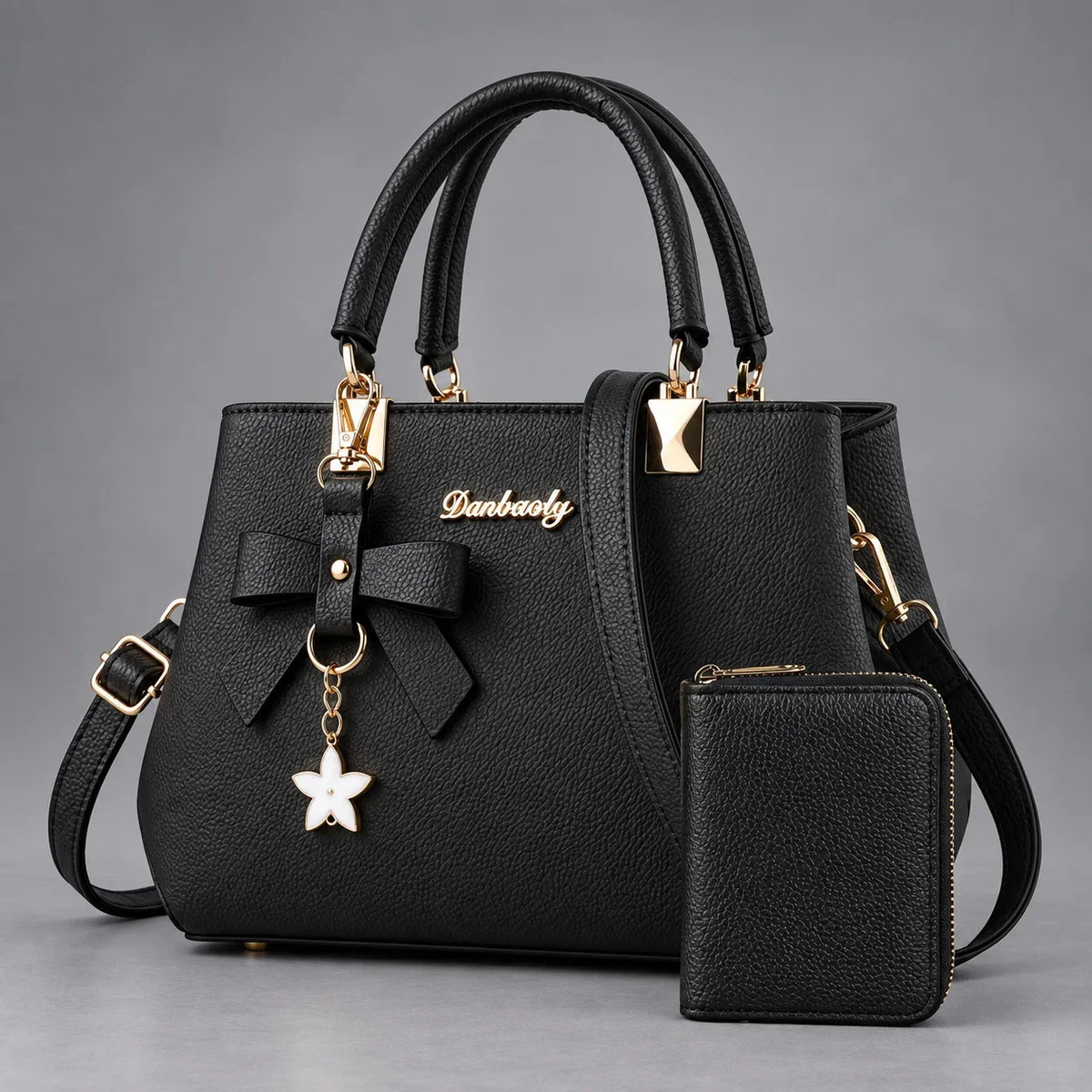 Caline | 2-Piece Women's Handbag Set – Tote & Wallet