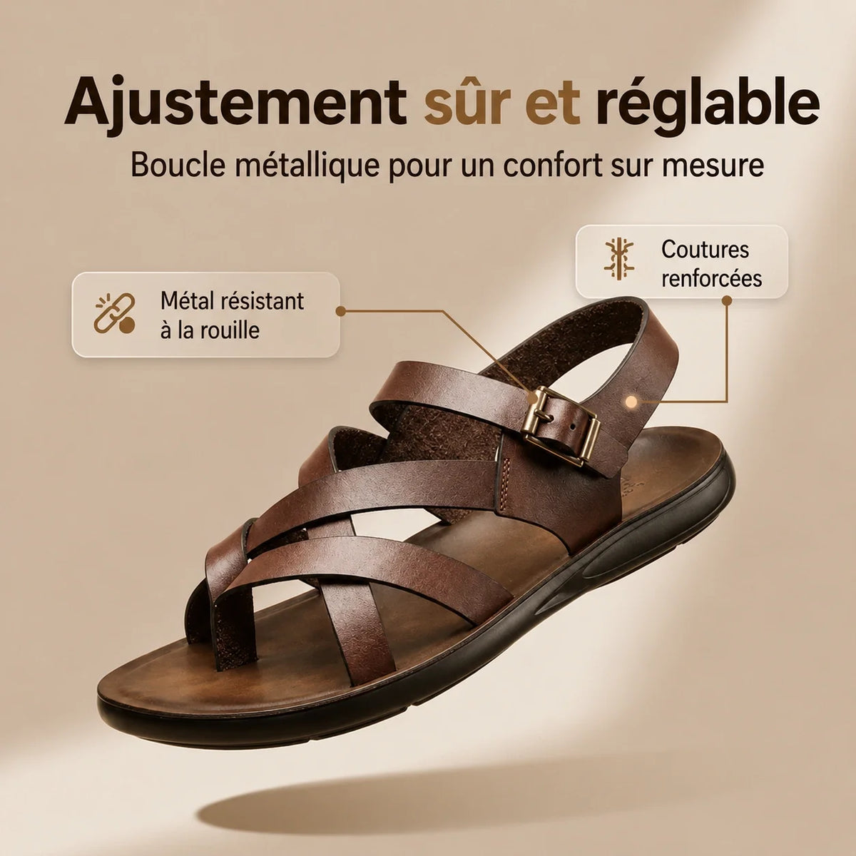 Roman | Men's Sandals – Lightweight, Comfortable & Perfect for Summer