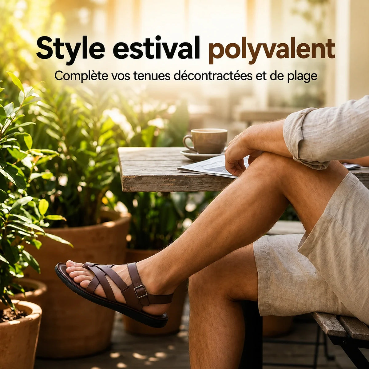 Roman | Men's Sandals – Lightweight, Comfortable & Perfect for Summer