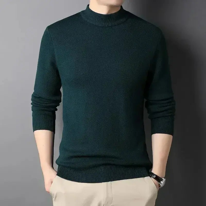 Men's High-Neck Cashmere Sweater – Damien
