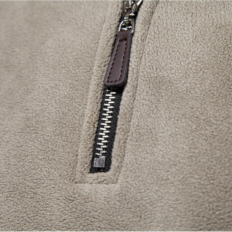 Men's Zip Fleece Sweater - Sébastien