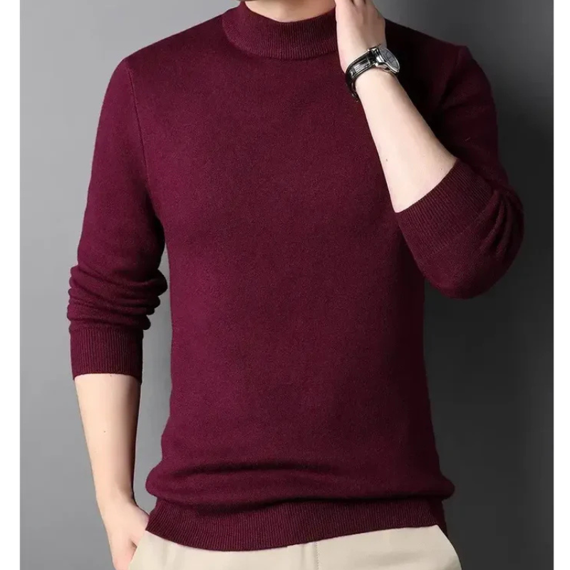 Men's High-Neck Cashmere Sweater – Damien