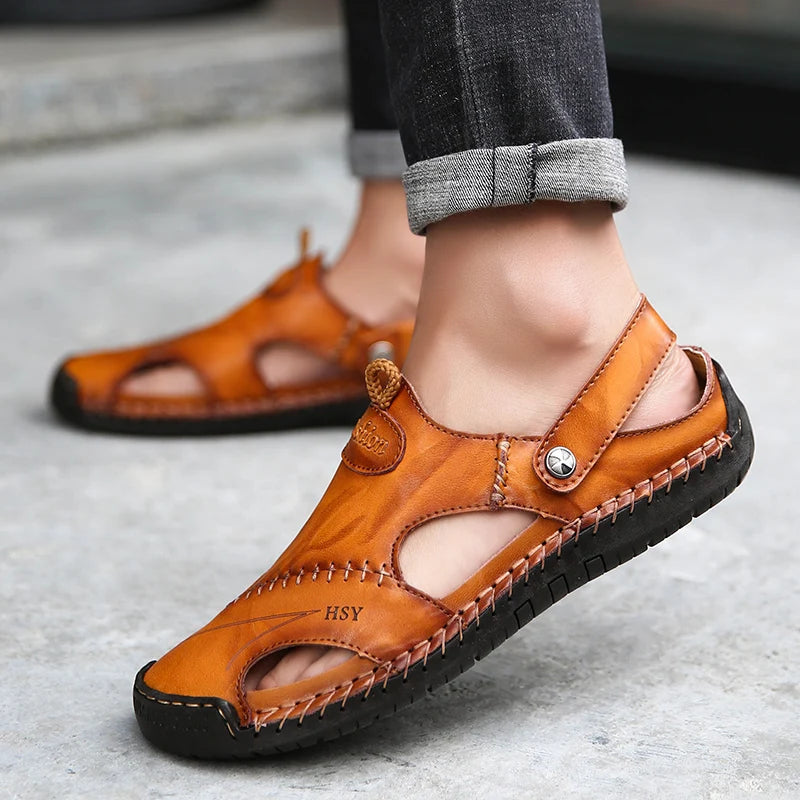 Orthopedic Leather Sandals – Jones