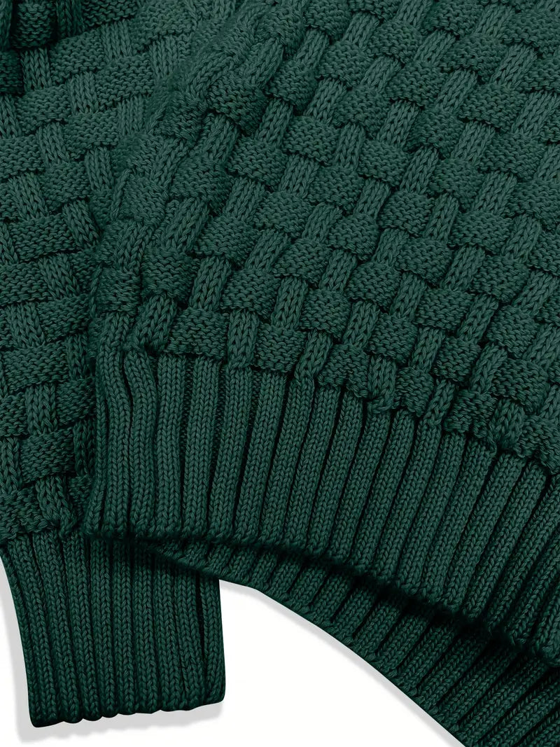 Men's Shawl-Collar Knit Sweater - Auguste