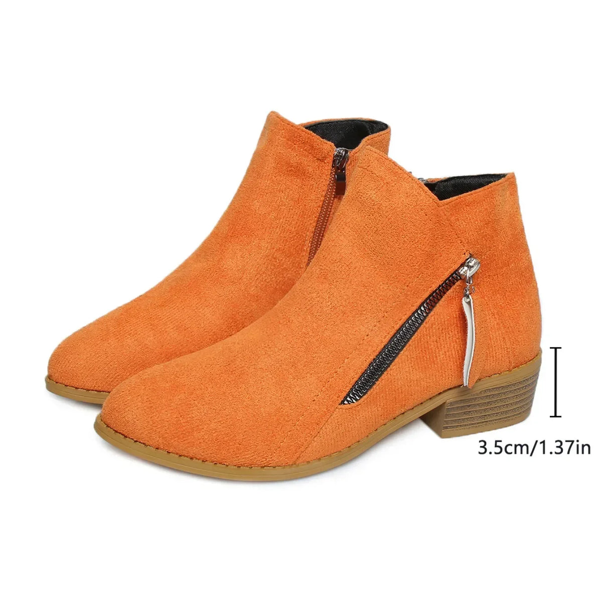 Women's Short Ankle Boots - Élégant