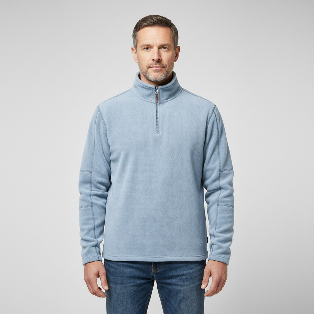 Men's Zip Fleece Sweater - Sébastien