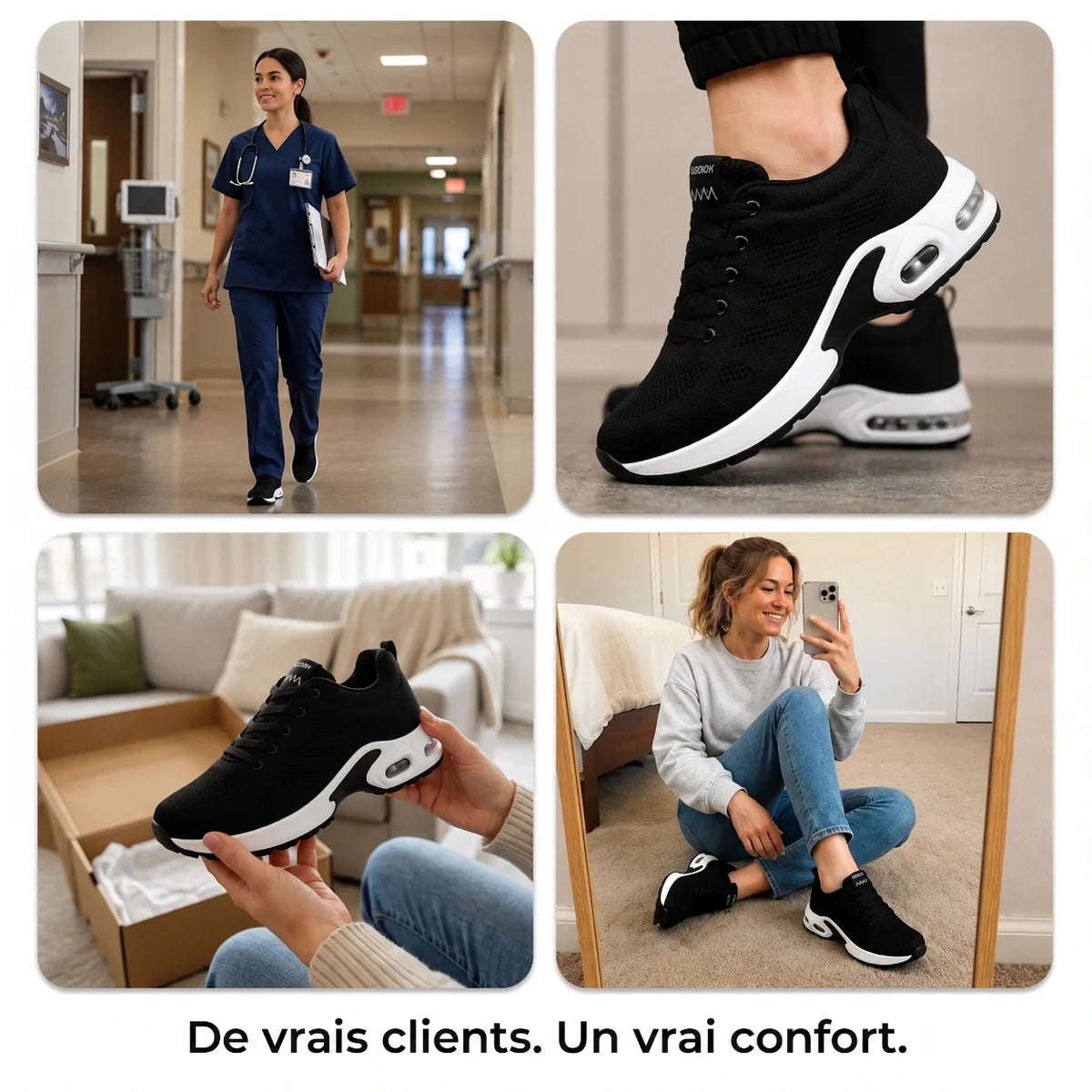 OrthoWalk™ – 12-Hour Shift Shoes for Foot, Knee & Back Pain Relief