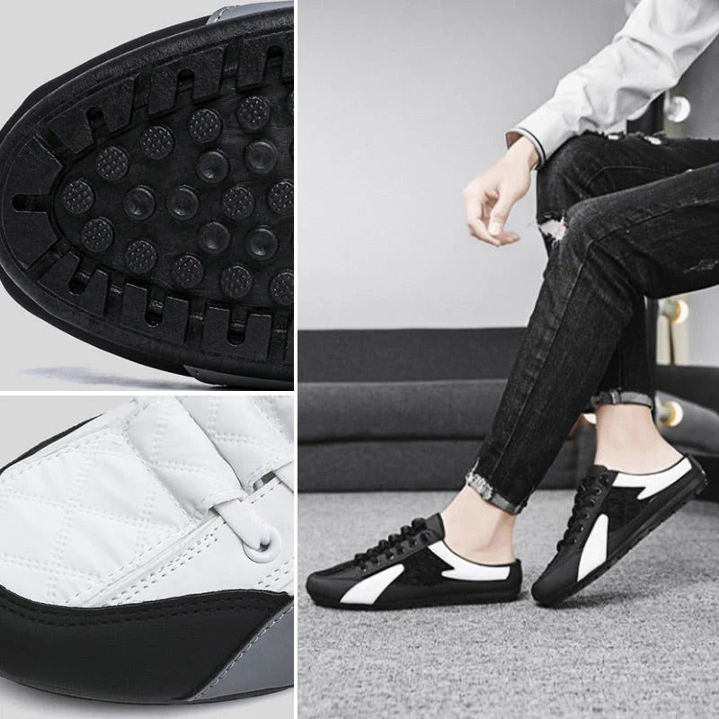 Men's Backless Slip-On Sneakers - Confy