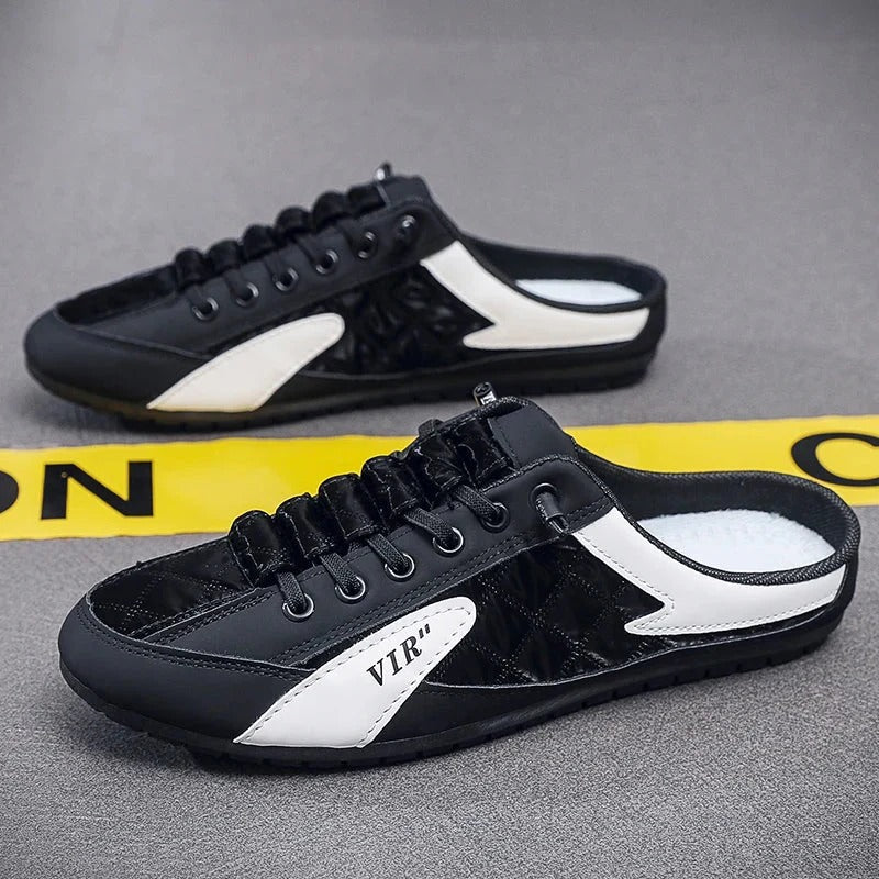 Men's Backless Slip-On Sneakers - Confy