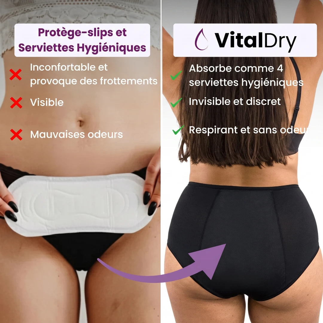 VitalDry | Leak-Proof Underwear | Pack of 5