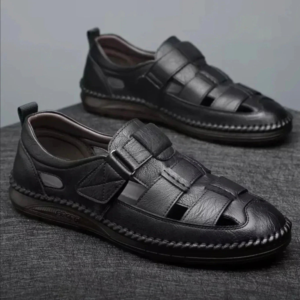 Orthopedic Leather Sandals – Santorin