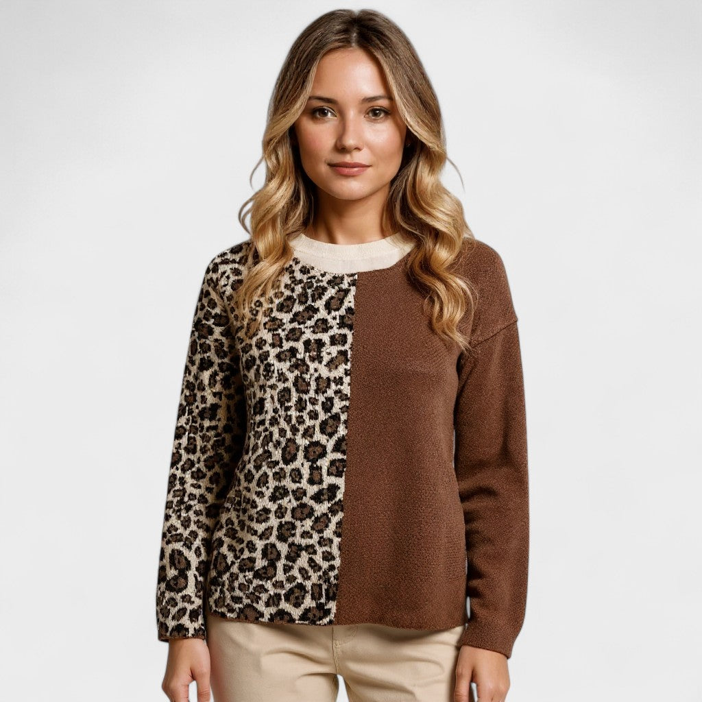 Isabella Chic Leopard Sweater