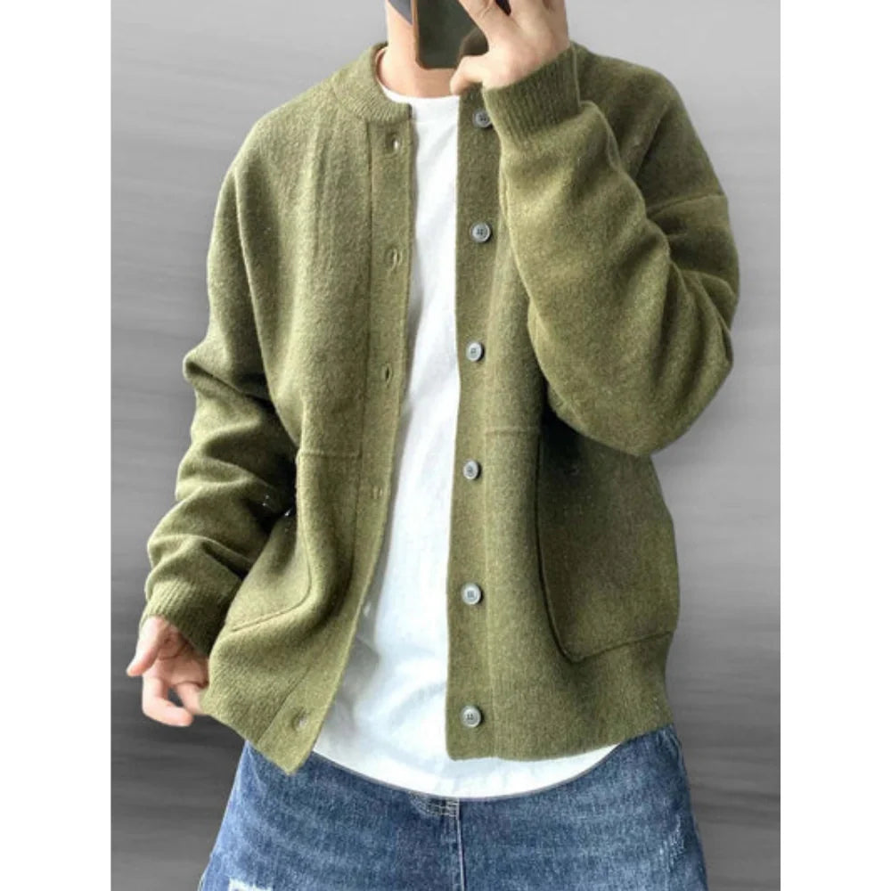Luca Men's Button Knit Cardigan