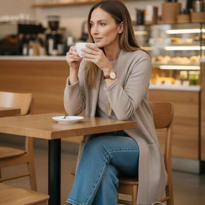 Elena – Elegant Women's 3-Piece Set (Jacket, Top & Pants)