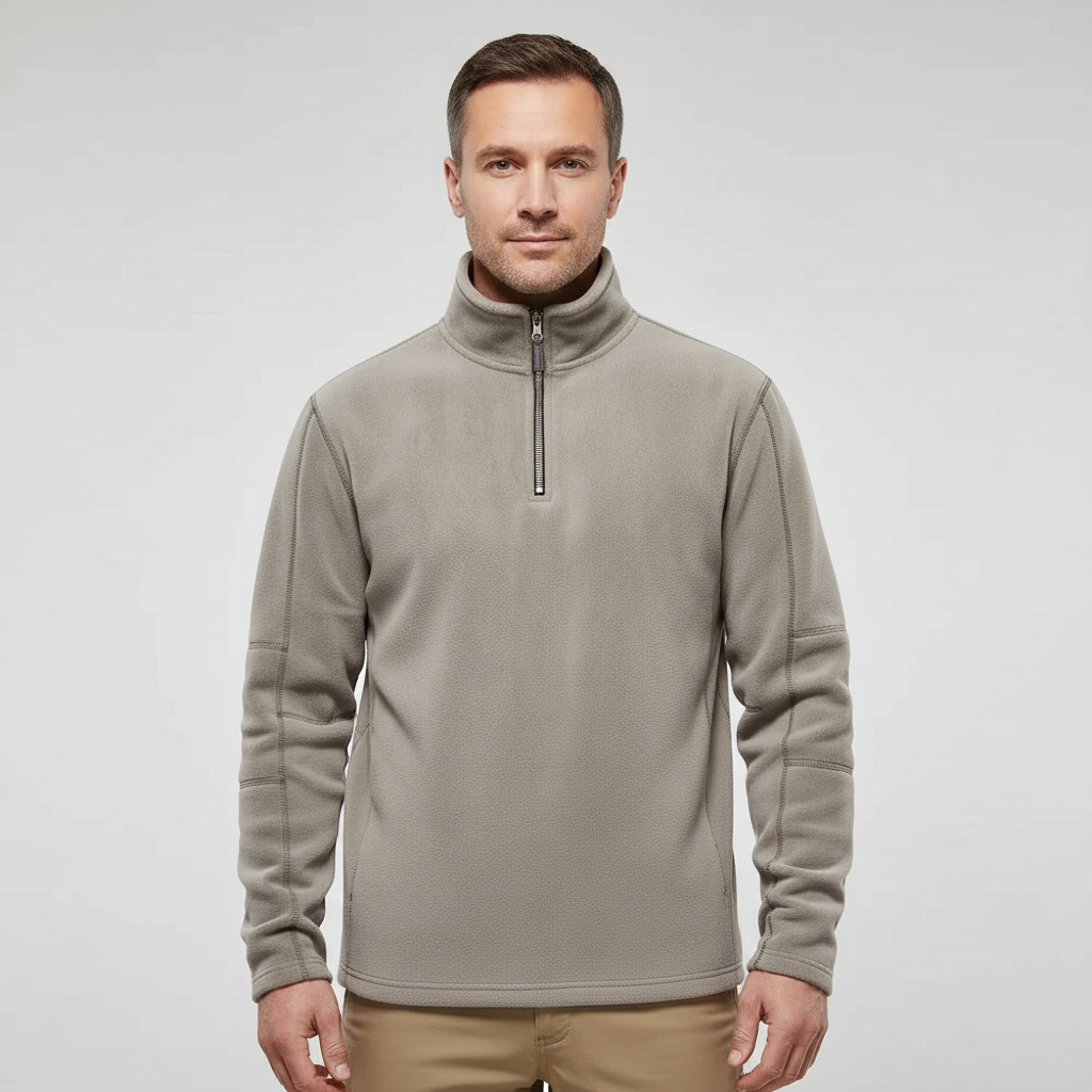 Men's Zip Fleece Sweater - Sébastien