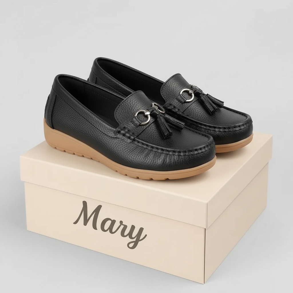 Orthopedic Leather Loafers - Mary