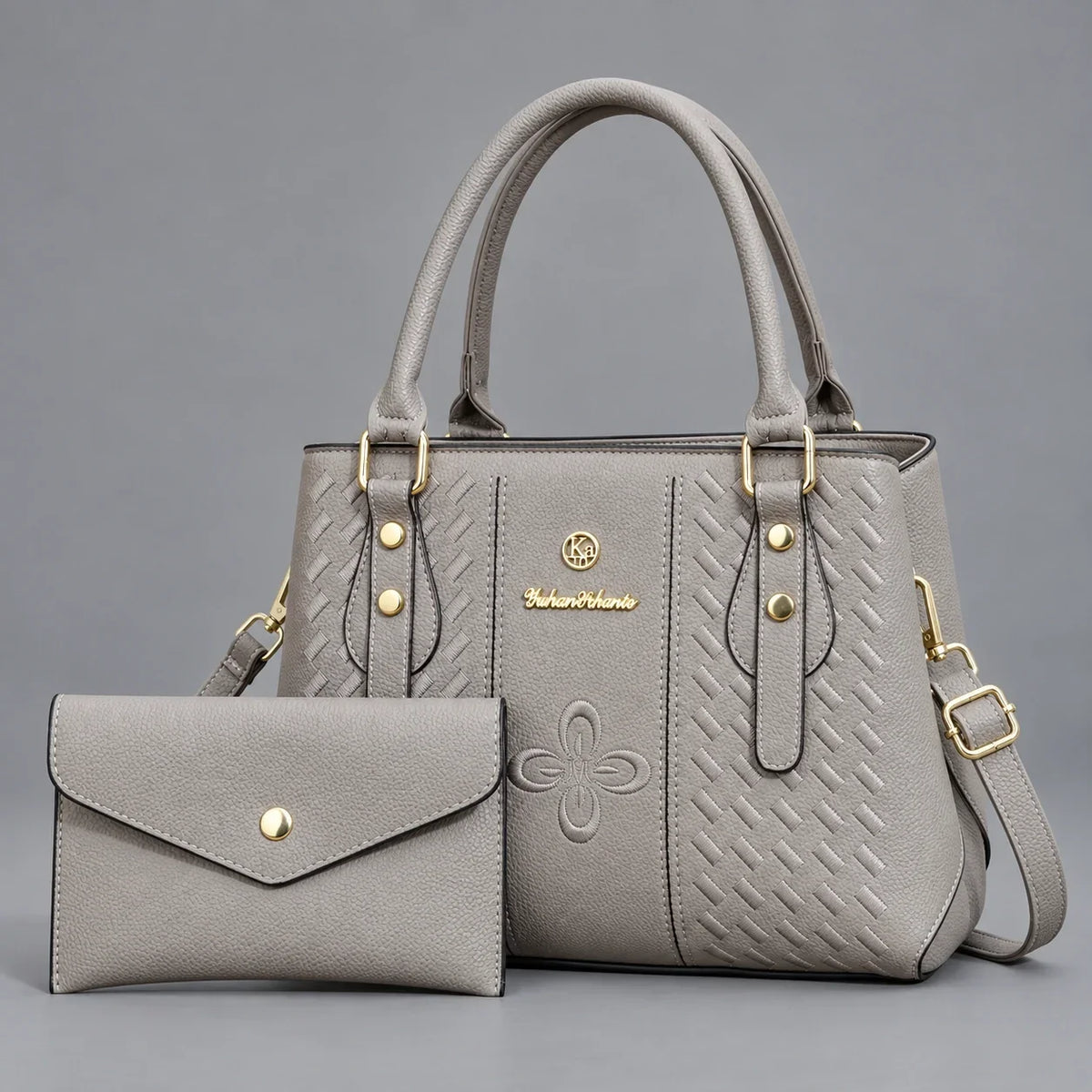 Kenze | 2-Piece Women's Handbag Set – Tote & Wallet