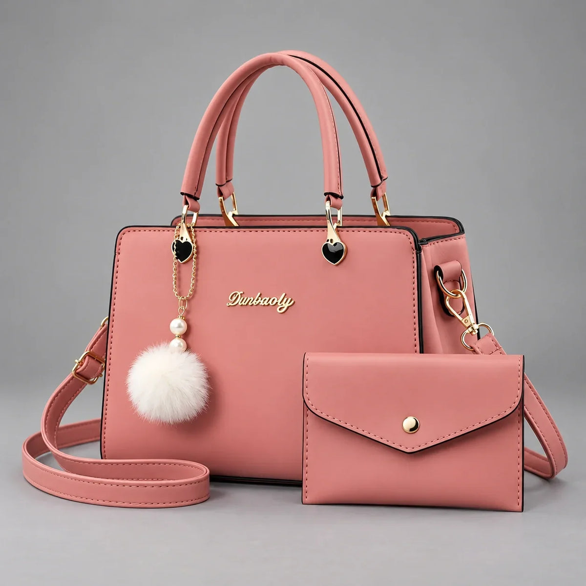 Velvet | 2-Piece Women's Handbag Set – Tote & Wallet