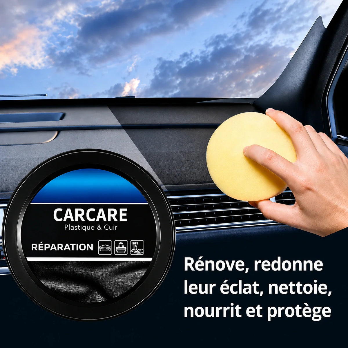 CarCare - Repair Cream + Free Sponge