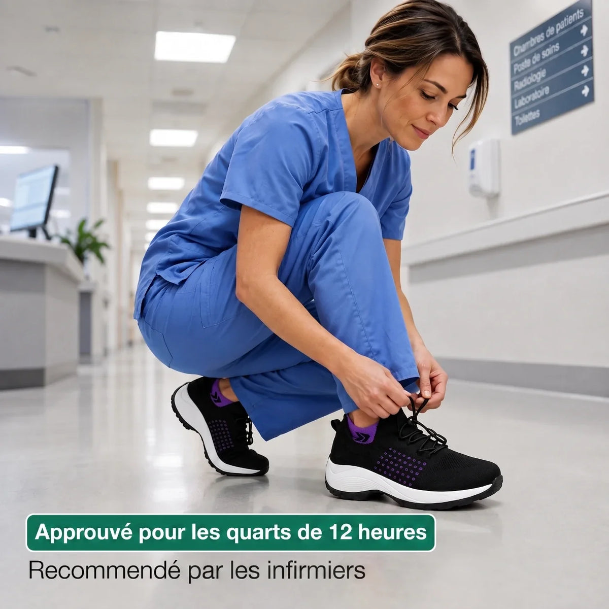 OrthoShift™ – 12-Hour Shift Shoes for Foot, Knee & Back Pain Relief