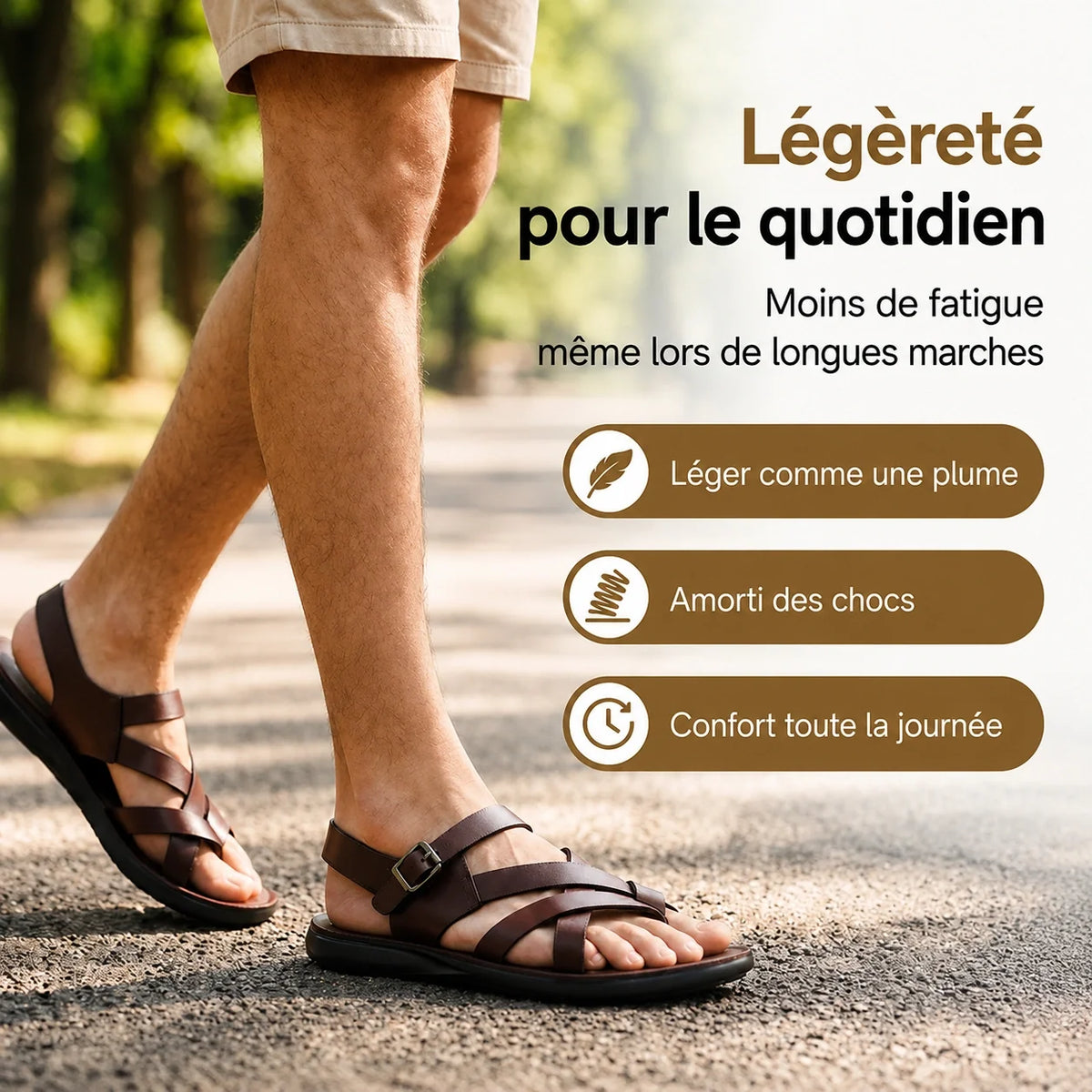 Roman | Men's Sandals – Lightweight, Comfortable & Perfect for Summer