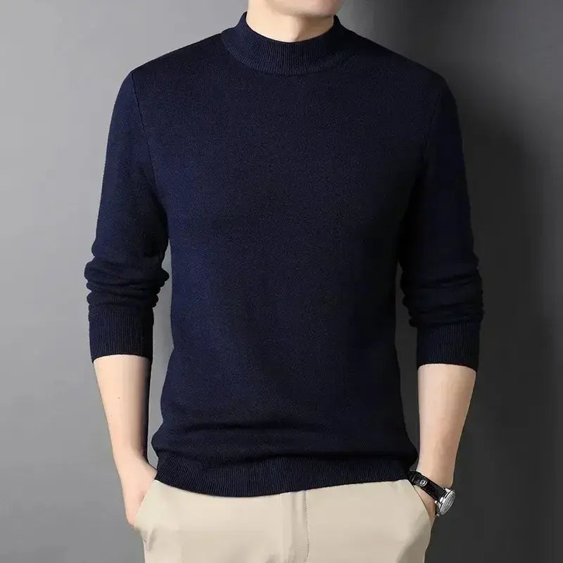 Men's High-Neck Cashmere Sweater – Damien