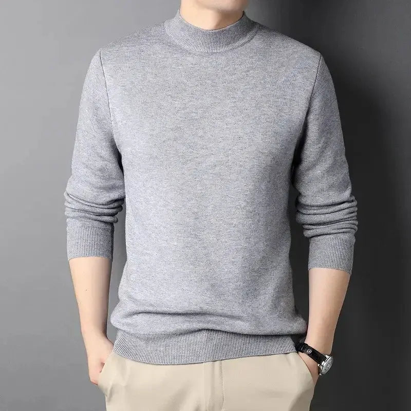 Men's High-Neck Cashmere Sweater – Damien