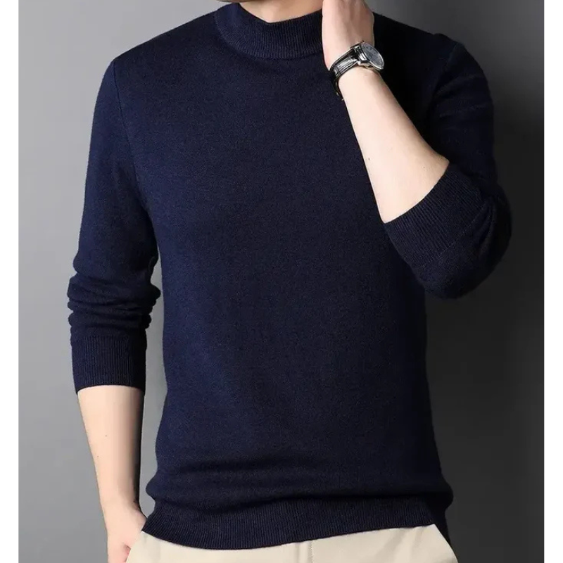 Men's High-Neck Cashmere Sweater – Damien