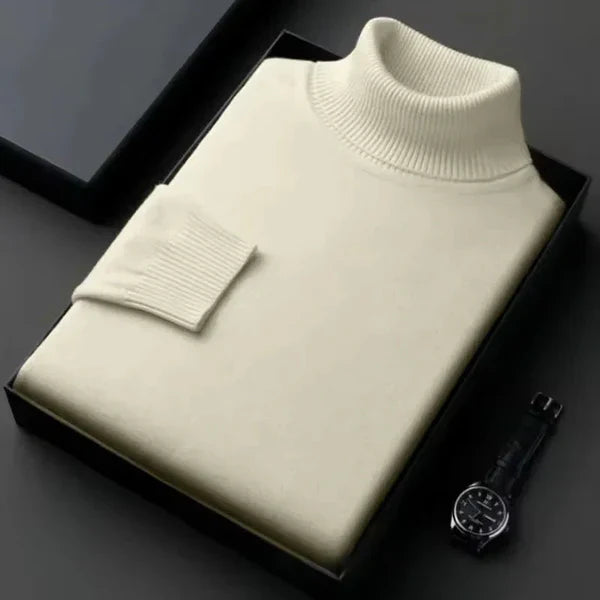 Men's Cashmere Turtleneck Sweater – Laurent