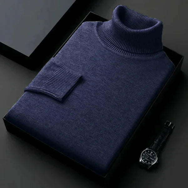 Men's Cashmere Turtleneck Sweater – Laurent