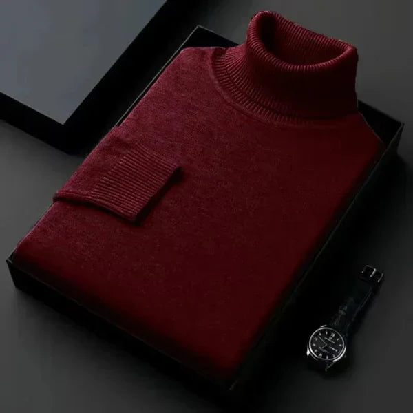 Men's Cashmere Turtleneck Sweater – Laurent