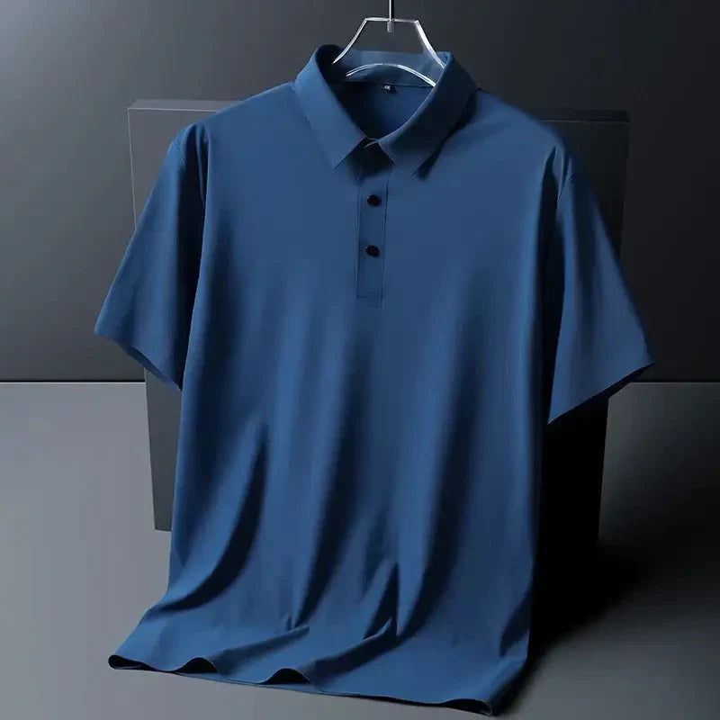 Men's Ice Silk Polo - Fresh Comfort
