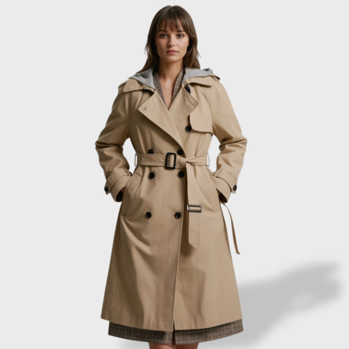Clara Elegant Women's Trench Coat