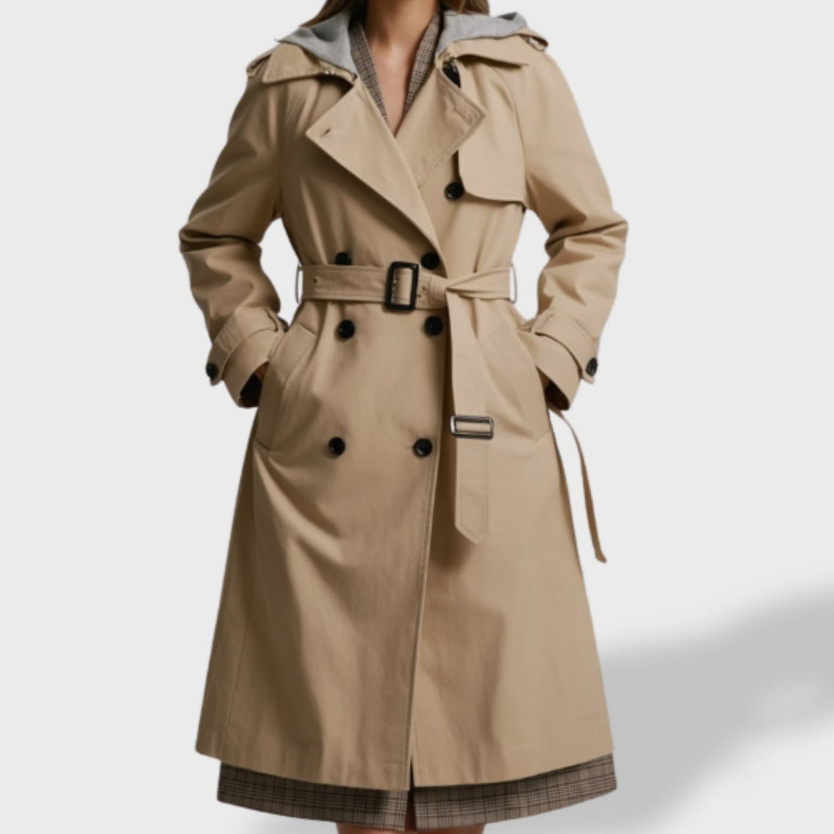 Clara Elegant Women's Trench Coat