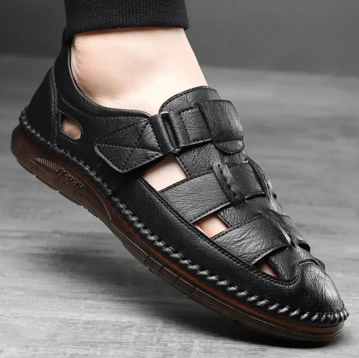 Orthopedic Leather Sandals – Santorin