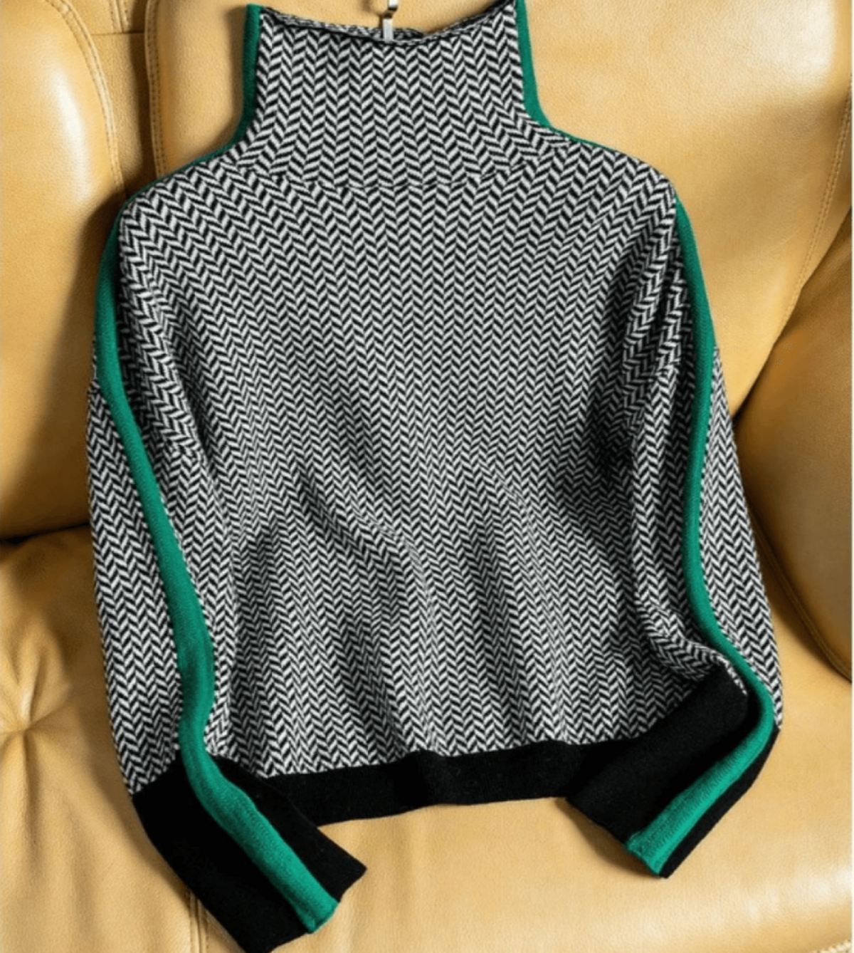 Lorena Long Striped Women's Sweater