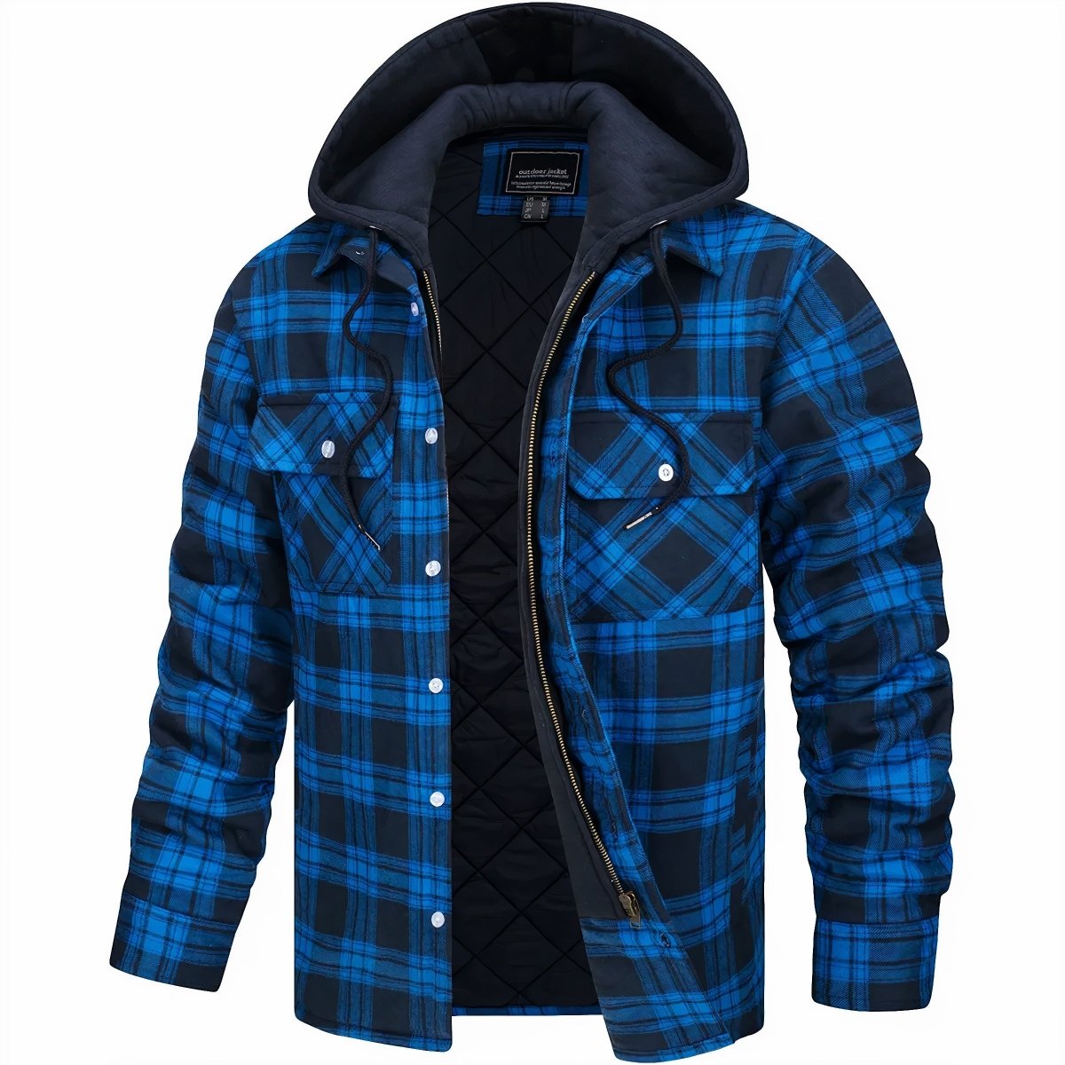 Logan Men's Hooded Flannel Jacket