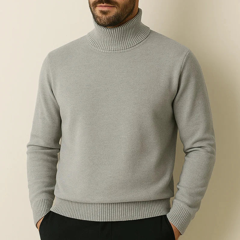 Men's Cashmere Turtleneck Sweater – Laurent