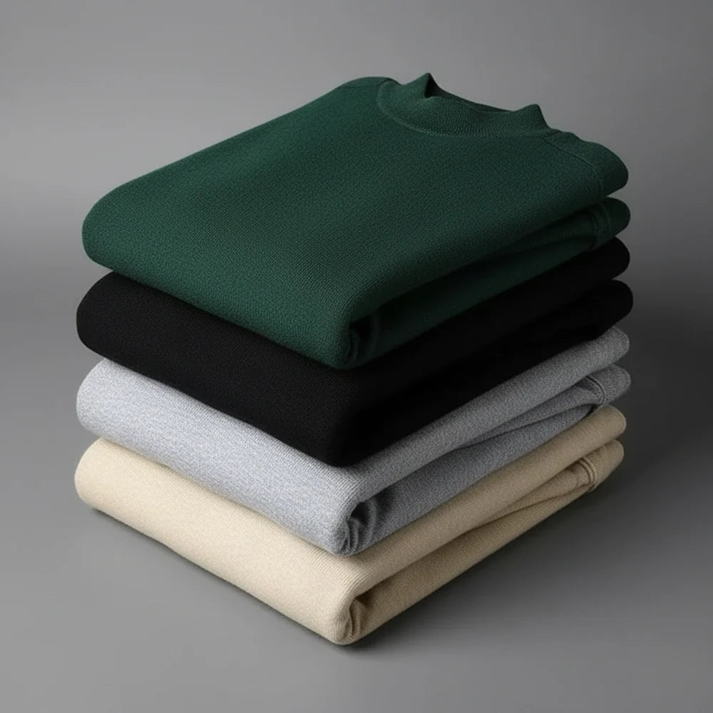 Men's High-Neck Cashmere Sweater – Damien